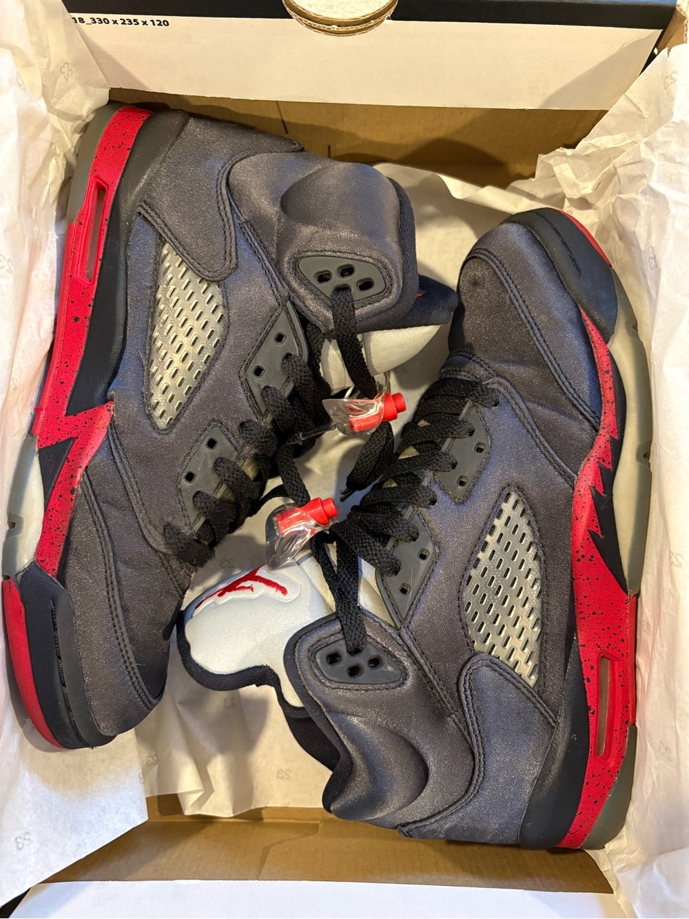 Air Jordan 5 Retro 'Satin Bred' Size 7 Men’s